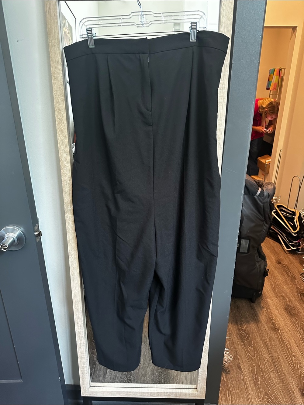 ASOS Black Drop Crotch Tailored Trousers